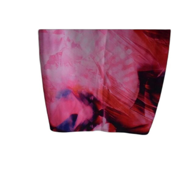 Julia Jordan Fuchsia Digital Print Scuba Business Office Cap Sleeve Dress Size 8 - Picture 9 of 9